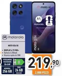 Unieuro motorola MOTO G56 5G offerta