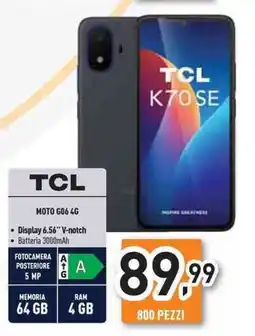 Unieuro TCL moto G06 4G offerta