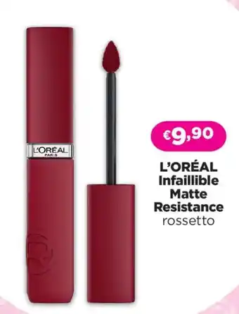 L'ORÉAL Infaillible Matte Resistance rossetto