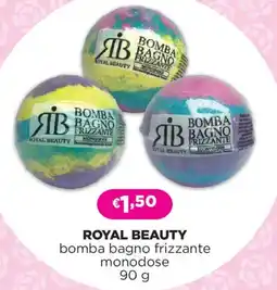 Acqua & Sapone ROYAL BEAUTY bomba bagno frizzante monodose offerta