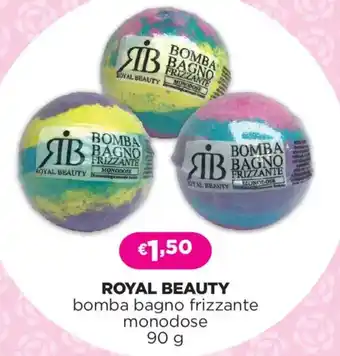 ROYAL BEAUTY bomba bagno frizzante monodose