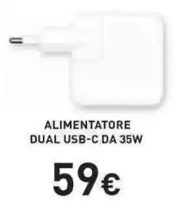 Unieuro Alimentatore dual USB-C DA 35W offerta