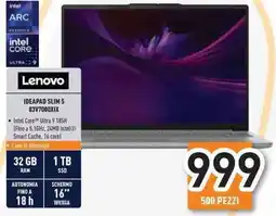 Unieuro Lenovo IDEAPAD SLIM 5 83V7000XIX offerta