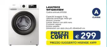 HISENSE LAVATRICE WF1Q9041BW