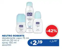 Acqua & Sapone NEUTRO ROBERTS deodorante vapo offerta