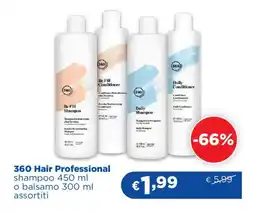 Acqua & Sapone 360 Hair Professional shampoo o balsamo offerta