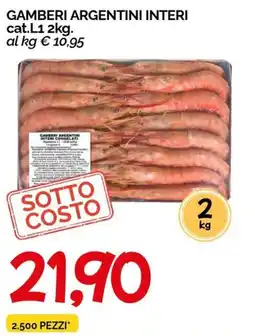 Hardis Gamberi argentini interi offerta