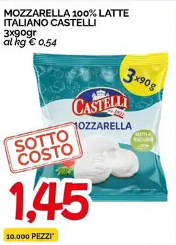 Hardis Mozzarella 100% latte italiano CASTELLI offerta