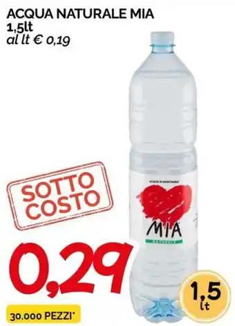 Hardis Acqua naturale MIA offerta