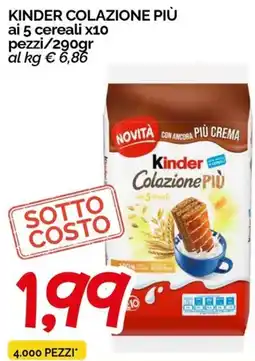 Hardis Kinder colazione più offerta