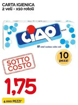 Hardis Carta igienica CIAO offerta