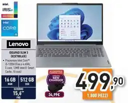 Unieuro Lenovo IDEAPAD SLIM 3 (82X700L6IX) offerta