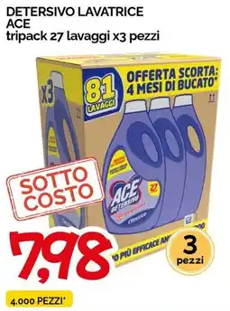 Hardis Detersivo lavatrice ACE offerta