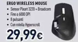 Unieuro Ioplee ergo wireless mouse offerta