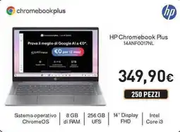 Unieuro HP Chromebook Plus 14ANF0017NL offerta