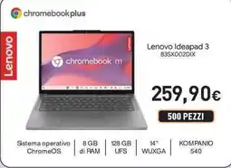 Unieuro Lenovo Ideapad 3 83SX002DIX offerta