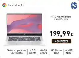 Unieuro hp HP Chromebook 14ANF0011NLX offerta