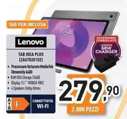 Unieuro Lenovo TAB IDEA PLUS (ZAG70201SE) offerta