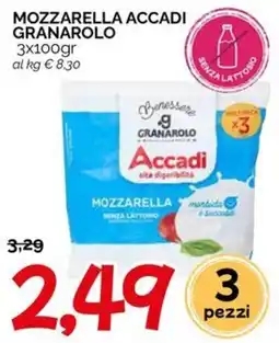 Hardis Mozzarella accadi GRANAROLO offerta