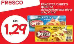 Hardis Pancetta cubetti BERETTA offerta