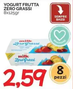 Hardis Yogurt frutta zero grassi milk offerta