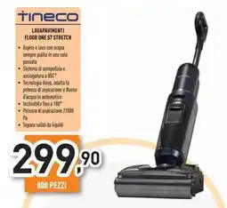 Unieuro Tineco lavapavimenti floor one S7 stretch offerta