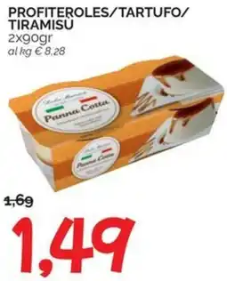 Hardis Profiteroles/tartufo/ tiramisu offerta