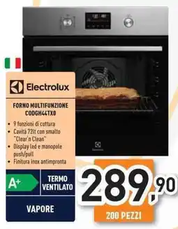 Unieuro Electrolux FORNO MULTIFUNZIONE CODGH44TX0 offerta
