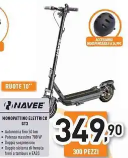Unieuro Navee monopattino elettrico offerta