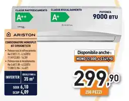 Unieuro ARISTON CONDIZIONATORE MONOSPLIT KIT SYROSNET3235 offerta