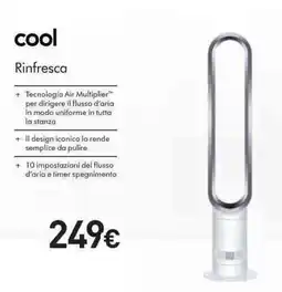 Unieuro dyson cool Rinfresca offerta