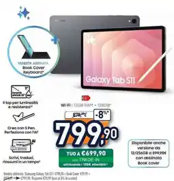 Unieuro Samsung Galaxy Tab S11 offerta