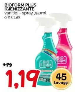 Hardis Bioform plus igienizzante offerta