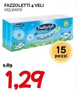 Hardis Fazzoletti 4 veli BulkySoft offerta