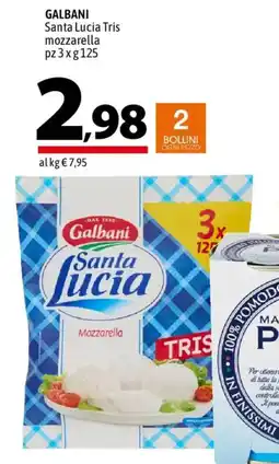 A&O GALBANI Santa Lucia Tris mozzarella offerta