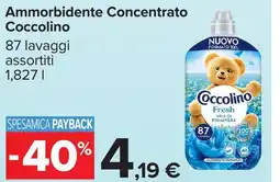 Carrefour Ammorbidente Concentrato Coccolino offerta