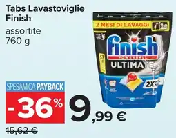 Carrefour Tabs Lavastoviglie Finish offerta