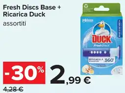 Carrefour Fresh Discs Base + Ricarica Duck offerta