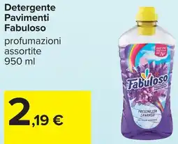 Carrefour Detergente Pavimenti Fabuloso offerta