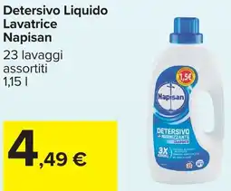 Carrefour Detersivo Liquido Lavatrice Napisan offerta