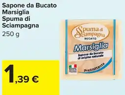 Carrefour Sapone da Bucato Marsiglia Spuma di Sciampagna offerta