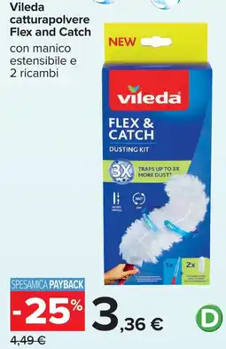 Carrefour Vileda catturapolvere Flex and Catch offerta