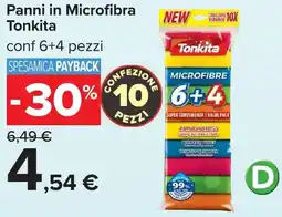 Carrefour Panni in Microfibra Tonkita offerta