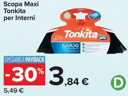Carrefour Scopa Maxi Tonkita per Interni offerta