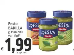 Paghi Poco Pesto BARILLA offerta