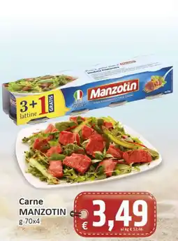 Paghi Poco Carne MANZOTIN offerta