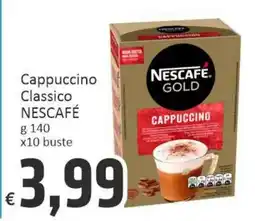 Paghi Poco Cappuccino Classico NESCAFÉ offerta