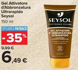 Carrefour Gel Attivatore d'Abbronzatura Ultrarapido Seysol offerta