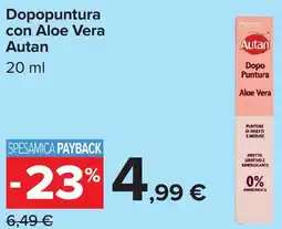 Carrefour Dopopuntura con Aloe Vera Autan offerta