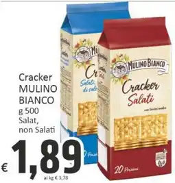 Paghi Poco Cracker mulino bianco salat, non salati offerta